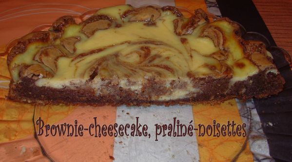 Brownie-cheesecake praliné2
