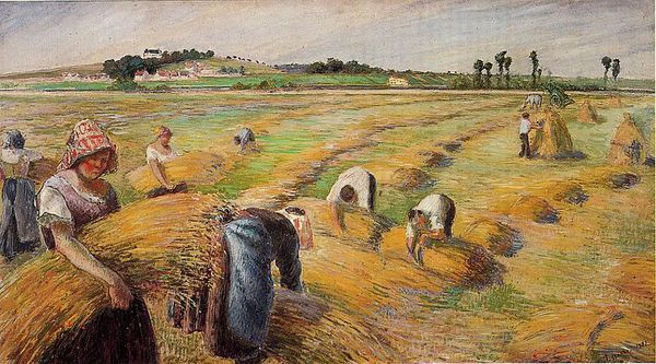 800px-Camille Pissarro - The Harvest