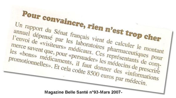 revue de presse article medicaments