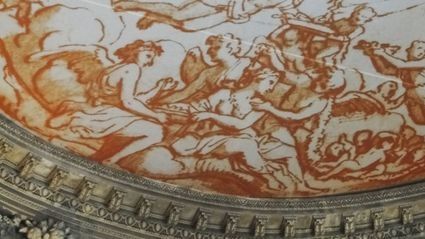 detail de la fresque impression numerique grand format