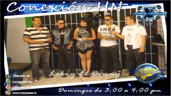 Lake y el Domy en Conexion HN (1)