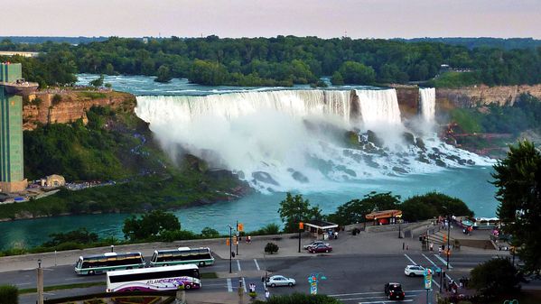 Niagara Falls American Falls soir