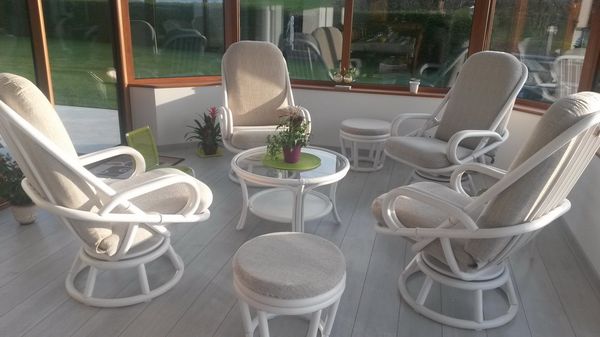 Les meubles de veranda exodia home design tables ceramique ... Blanche Véranda désign
