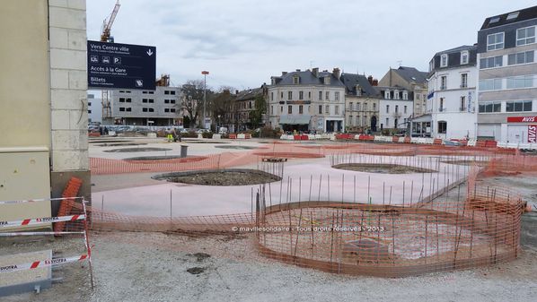 Gare la Roche sur Yon aménagement parvis (2)