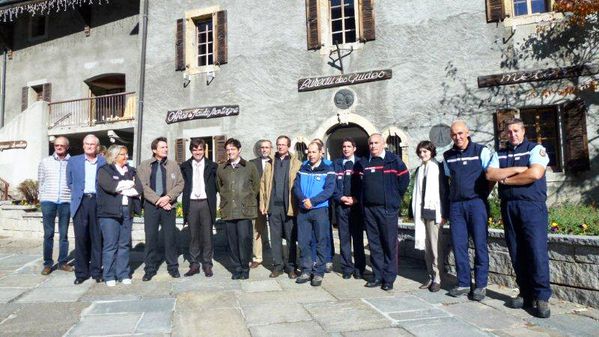 visite du préfet à Chamonix 1