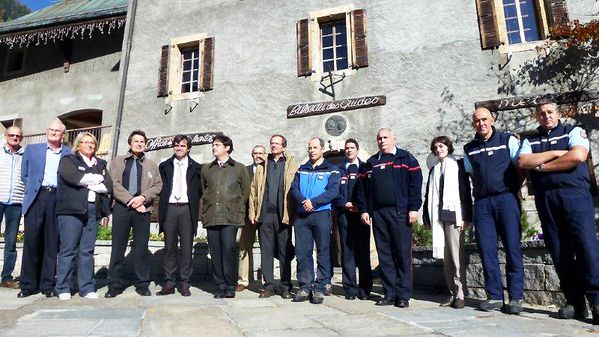 visite du préfet à Chamonix 2