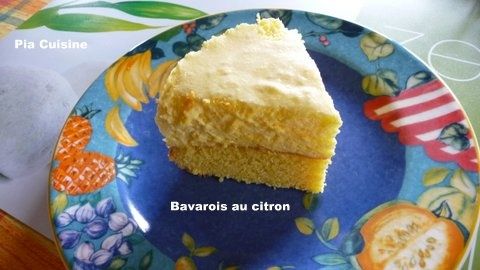 Bavarois au citron