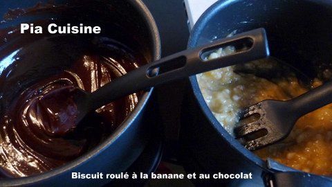 Biscuit roulé à la banane et au chocolat (1)