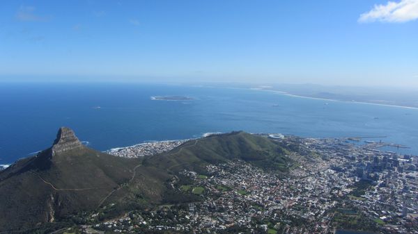 le Cap - vue de Table Mountain