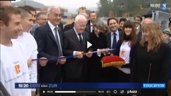 ECRAN FRNACE 3 COTE AZUR GOSCINNY DRAP