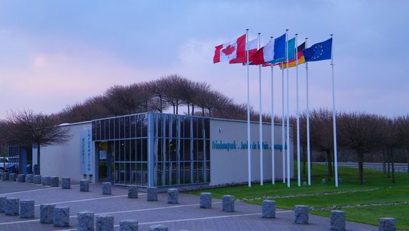 351 Visitor's Center, German Military Cemetery, La Cambe