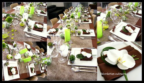 Decoration De Table Rouge Et Vert Anis Decoration De Table Rouge Et Vert Anis