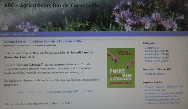 v031 Site Agriculteurs Bio de Cornouaille