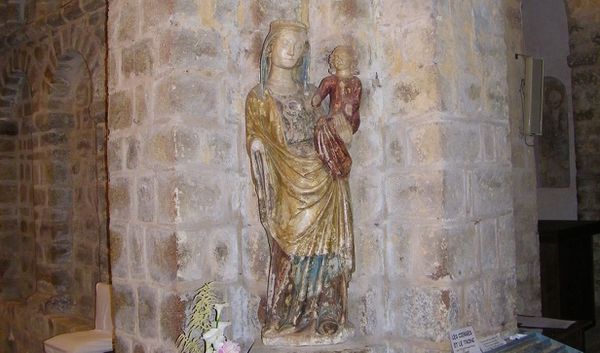 2442 Vierge à l'Enfant XIVe siècle, L'église Notre-Dame-