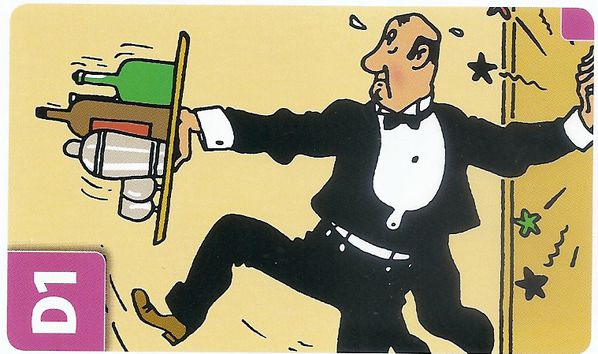 Nestor - Tintin et Milou - Acrobatie