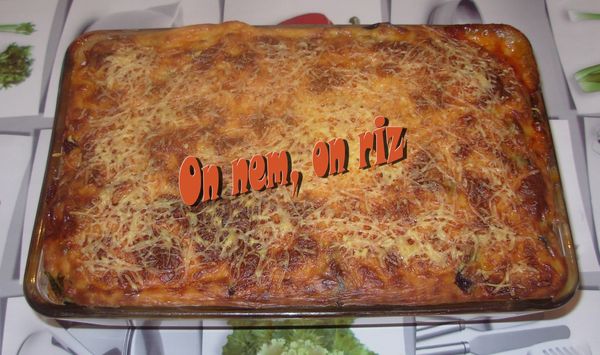 Lasagnes saucisses-champignons1