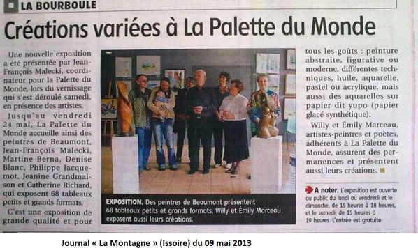 article La Montagne 'Issoire) du 09 mai 2013