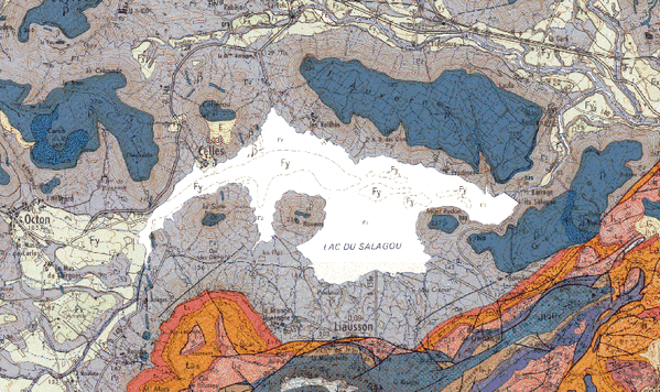 carte géol lac salagou.2