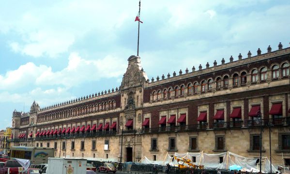 Mexico Palacio Nacional façade