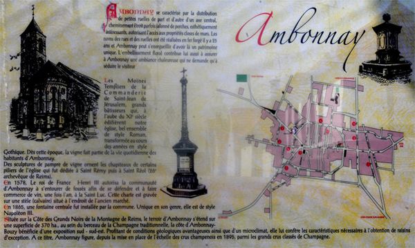 AMBONNAY, plan historique ( Didier Simonnet )