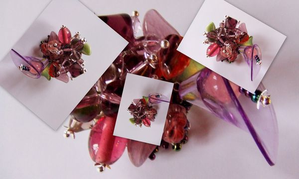 BROCHE BOUQUET FLEURS