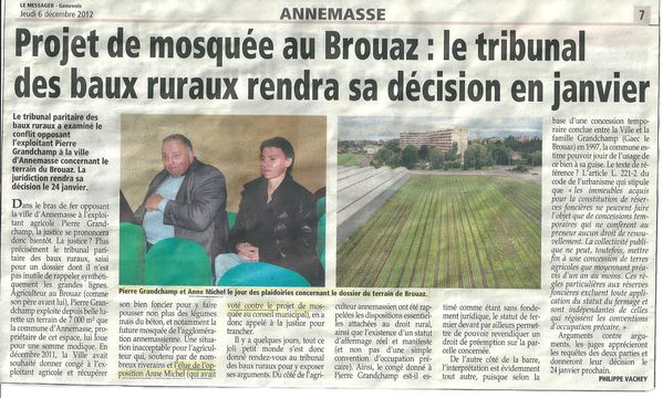 le messager du 06 dec le brouaz