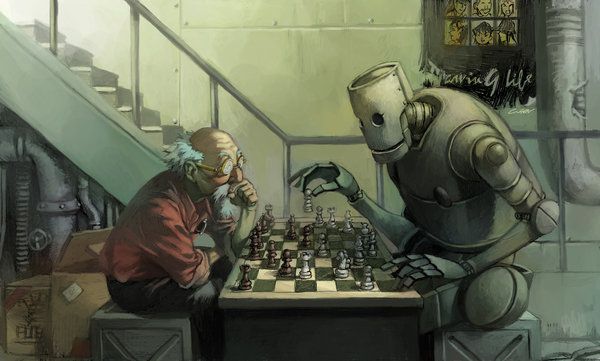 play chess with robot by cuson