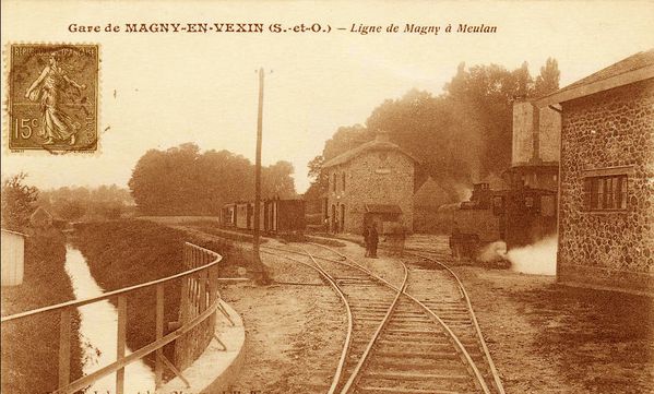 Saillancourt - 2 - 44 - Magny Gare de la ligne Magny Meulan