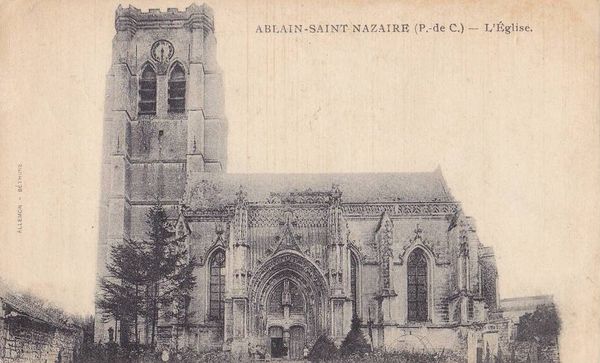 l'église avant la Grande Guerre