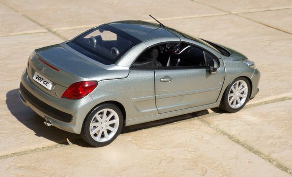 PEUGEOT 207 CC CABRIOLET GRIS NOREV19