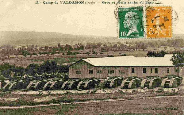 Valdahon camp-9 chars d'assaut