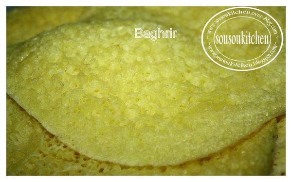 Baghrir بغرير(Crepes marocaines)