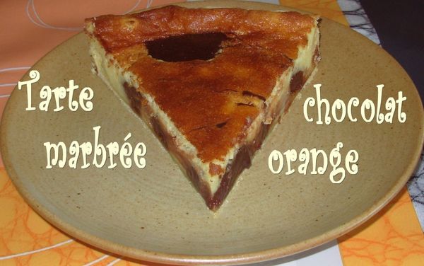 Tarte marbrée choco-orange3