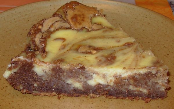 Brownie cheesecake praliné4