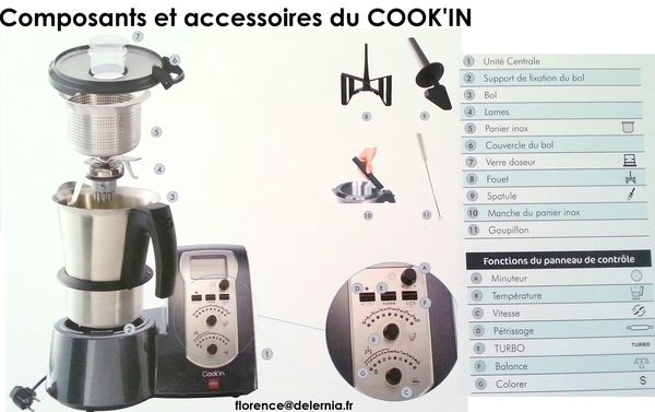 Ensemble vapeur robot Cook'in et i-Cook'in de Guy Demarle