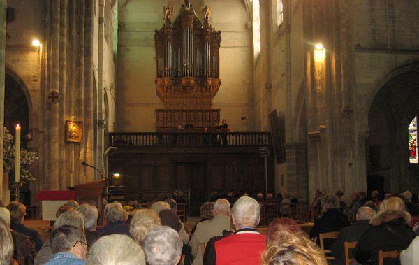 Eglise St Pierre-Dimanches musicaux orgue et flute vue ense