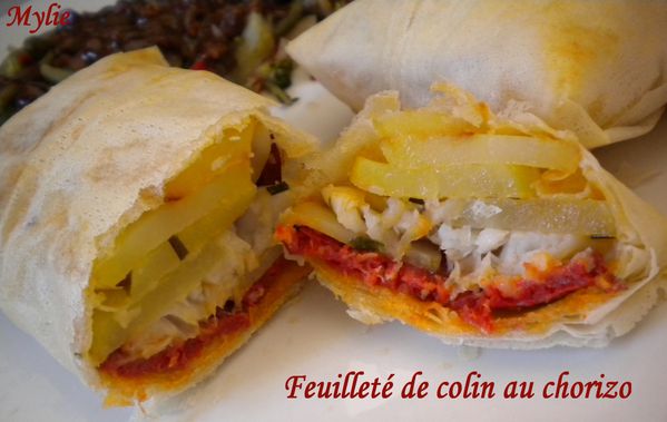 feuilleté de colin au chorizo 2