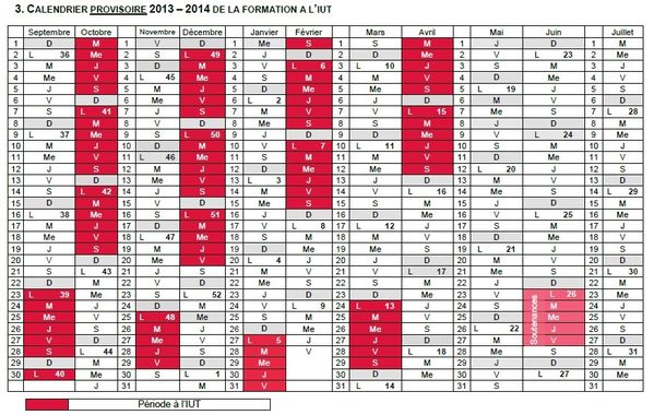 Le calendrier scolaire 2014 2015