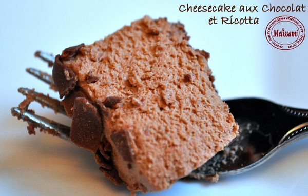 cheesecake aux chocolat et ricotta