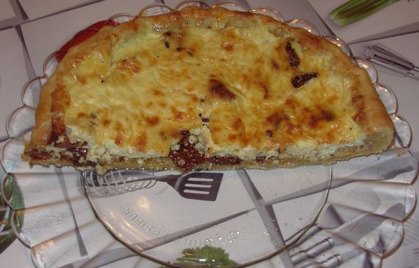 Tarte mascarpone-tomates séchées2