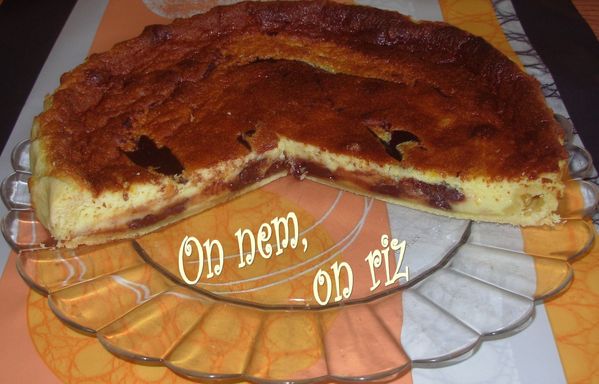 Tarte marbrée choco-orange2