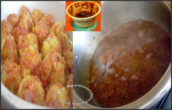 boulette de viande aux pommes