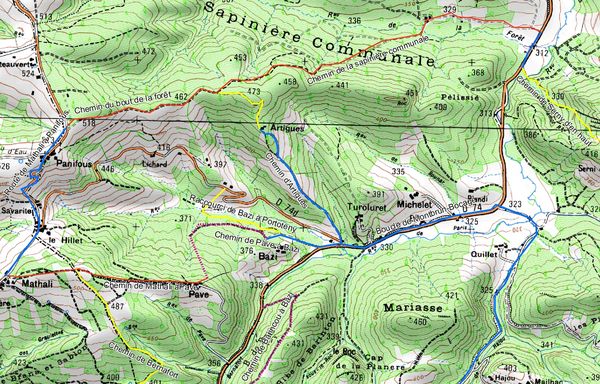 Chemin de la sapinière communale