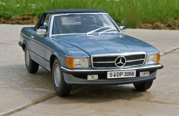 MERCEDES 300 SL CABRIOLET BLEU NOREV 02