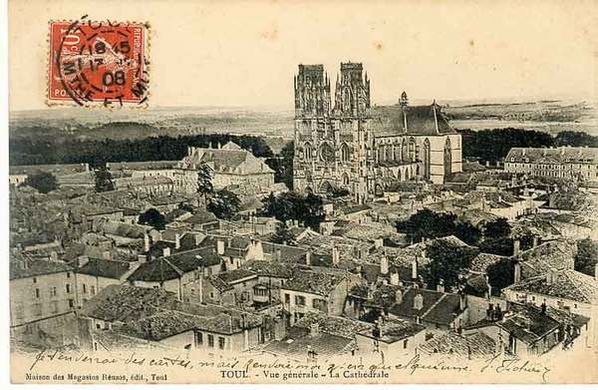 Carte-postale-ancienne-1778-LORRAINE-TOUL-La-cathedrale