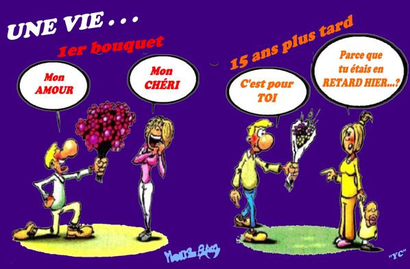 UNE VIE...1ER BOUQUET...15 ANS PLUS TARD