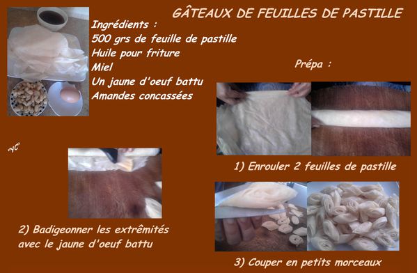 GATEAUX DE FEUILLES DE PASTILLE 1