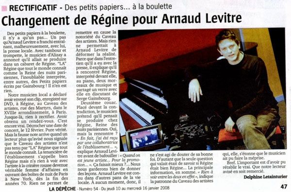 Arnaud levitre