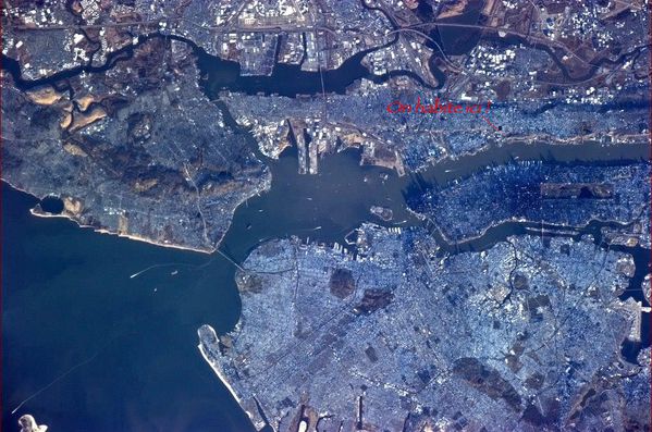 NYC from space