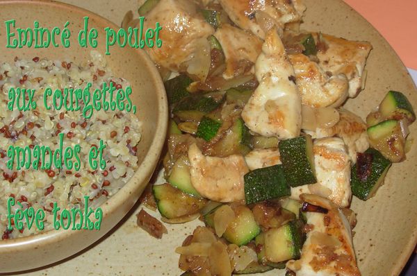 Emincé de poulet, courgettes, amandes, tonka3